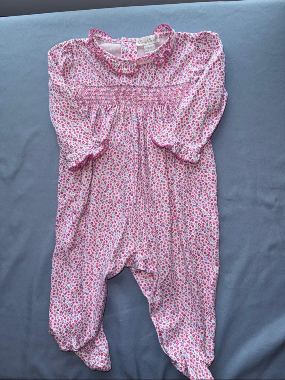 Kissy Kissy Pink Floral Smocked Dress